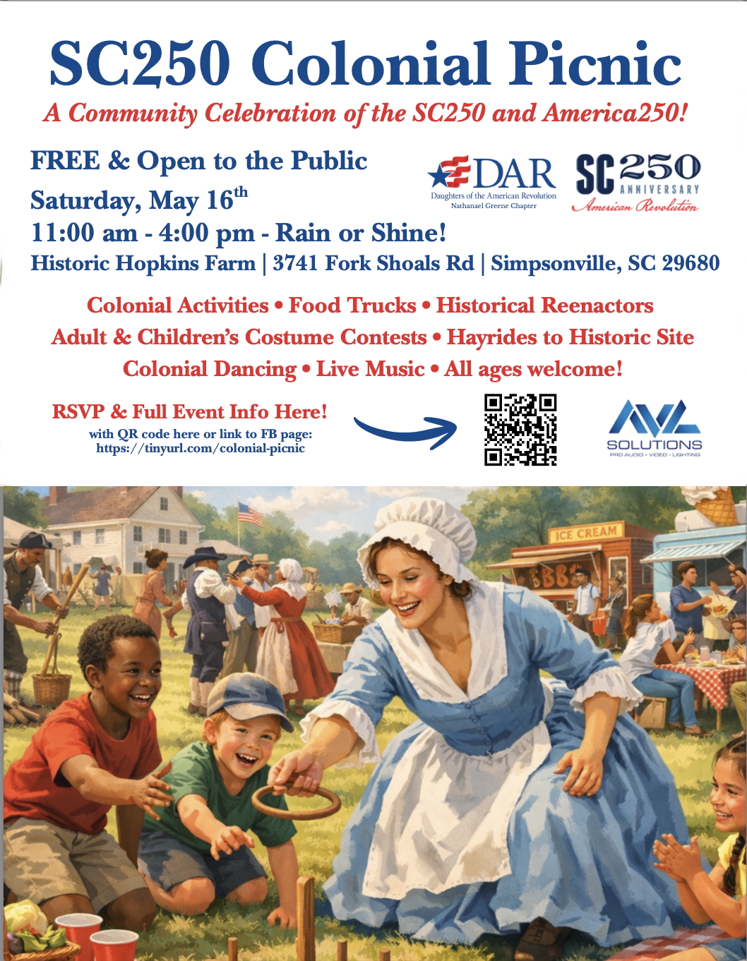 Actors Theater of SC. Colonial Picnic. Simpsonville, SC